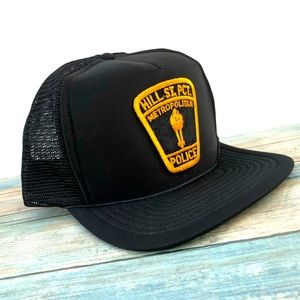 Vintage hill St. Metropolitan police dept embroidery hat